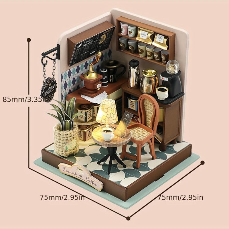 Mini House Model DIY Kit 2 Styles Ready to Decorate