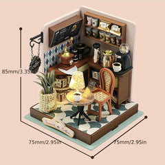 Mini House Model DIY Kit 2 Styles Ready to Decorate