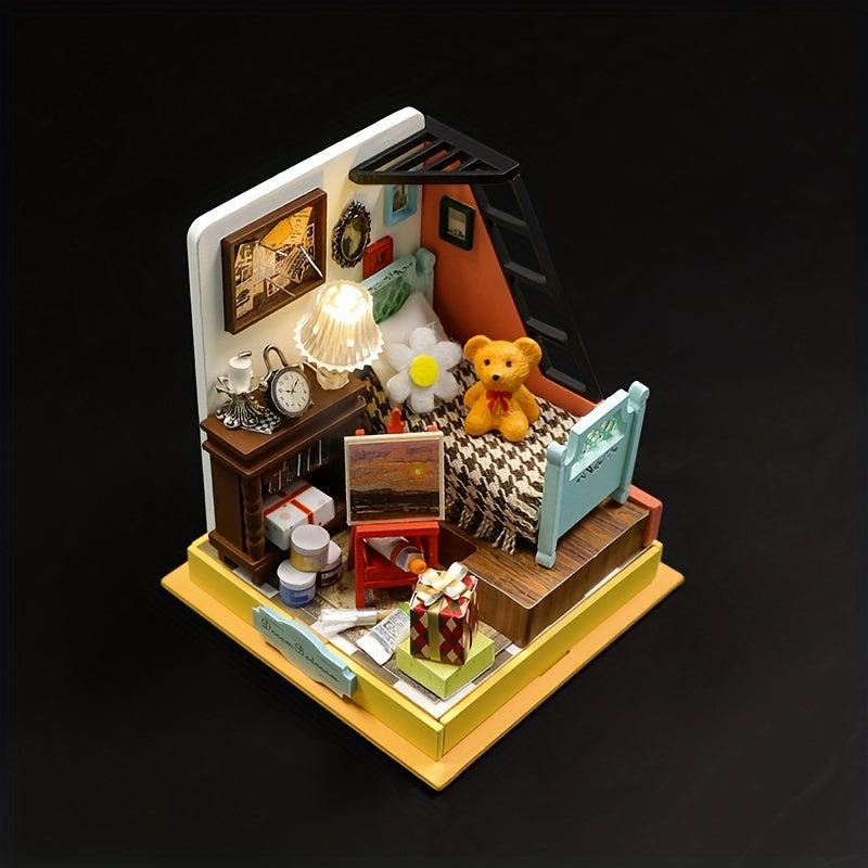 Mini House Model DIY Kit 2 Styles Ready to Decorate