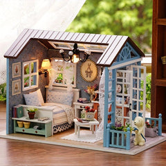 3D Jigsaw Puzzle Cabin Model House DIY Creative Birthday Gift Toy