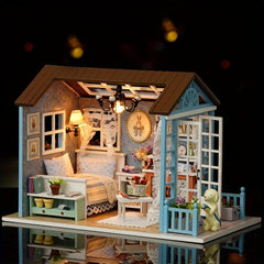 3D Jigsaw Puzzle Cabin Model House DIY Creative Birthday Gift Toy