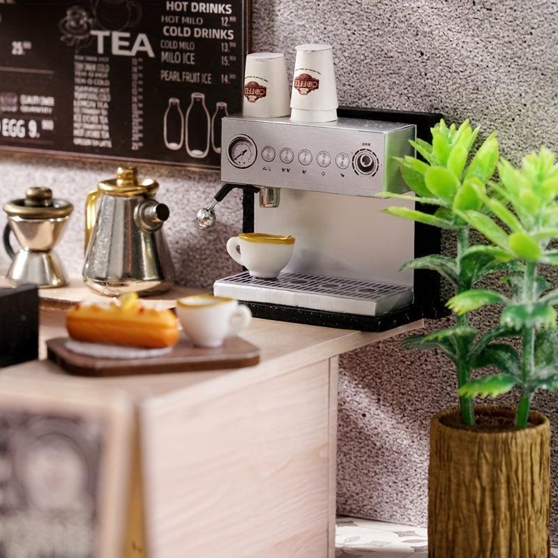 3D Coffee Shop Puzzle DIY House Assembly Model Gift Girls Kids Toy