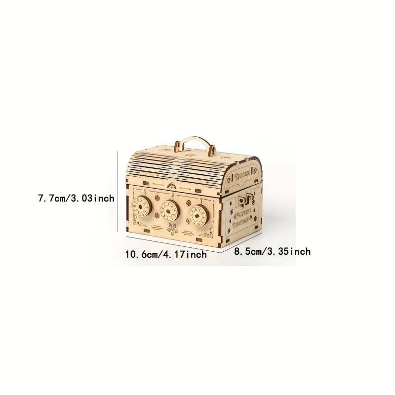 3D Wooden Puzzle Combination Box Educational Toy