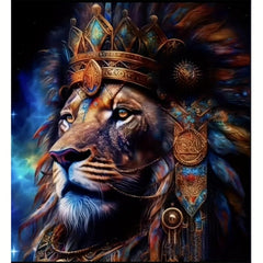 Lion King Wooden Jigsaw Puzzle Irregular Shape Particles Exercise Focus