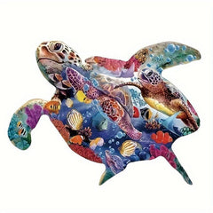 Sea Turtle Wooden Puzzle Toy Unique Wooden Puzzle Game For Adults And Children