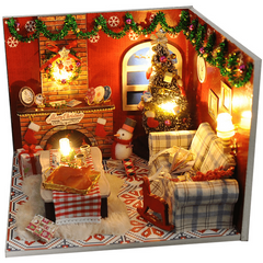 3D Christmas House Puzzle DIY Creative Toy Gift