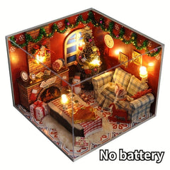 3D Christmas House Puzzle DIY Creative Toy Gift