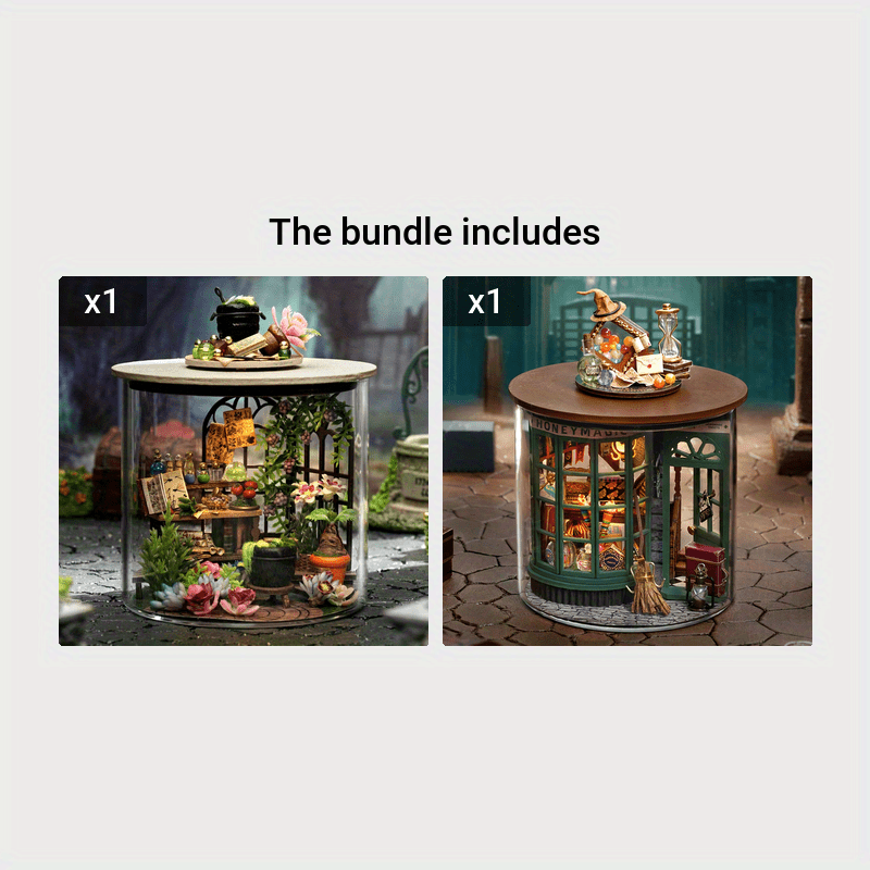 3D Stereo Puzzle Model Architecture Assembled House Mini Doll House Kit Home Kit