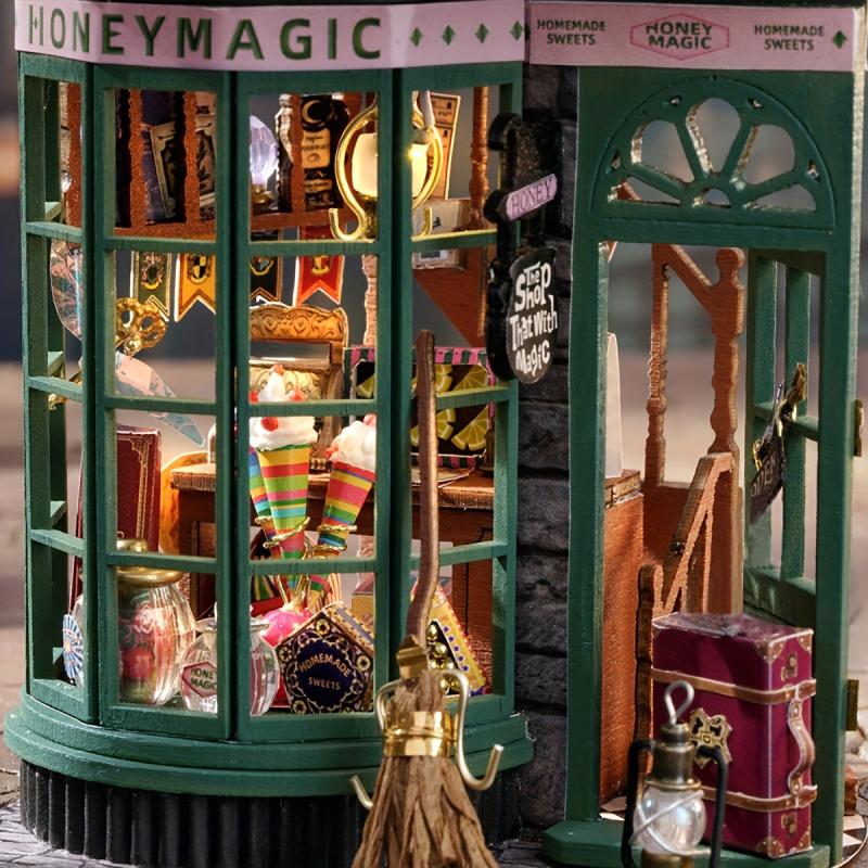 3D Stereo Puzzle Model Architecture Assembled House Mini Doll House Kit Home Kit