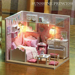 3D Princess Small House Jigsaw Puzzle Educational Toy for Girls