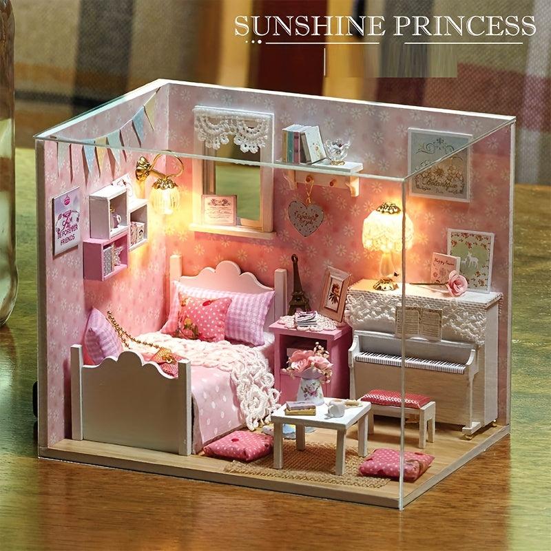 3D Princess Small House Jigsaw Puzzle Educational Toy for Girls