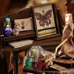 3D DIY Hut Magic Jigsaw Puzzle Assembly Model Birthday Gift for Girls