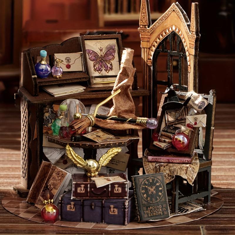 3D DIY Hut Magic Jigsaw Puzzle Assembly Model Birthday Gift for Girls