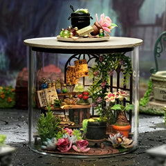 3D DIY Hut Magic Jigsaw Puzzle Assembly Model Birthday Gift for Girls