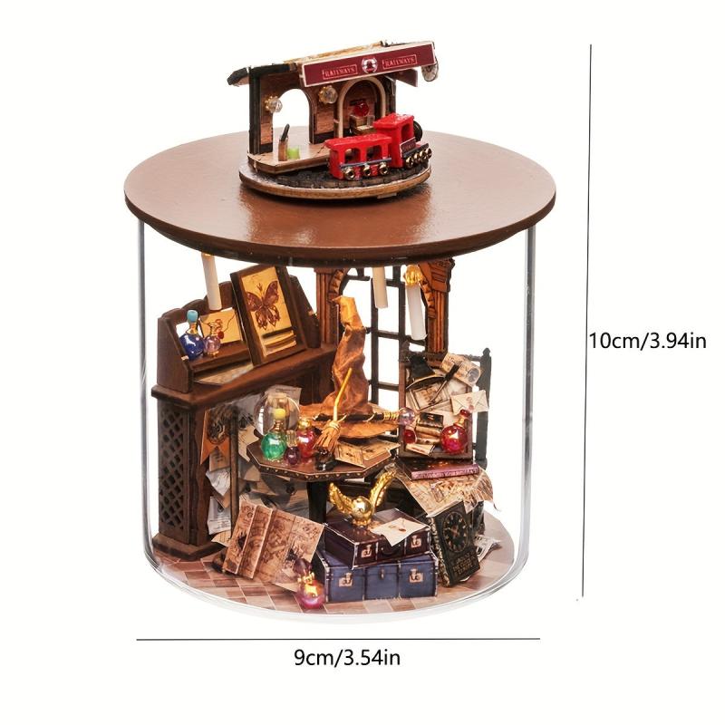 3D DIY Hut Magic Jigsaw Puzzle Assembly Model Birthday Gift for Girls