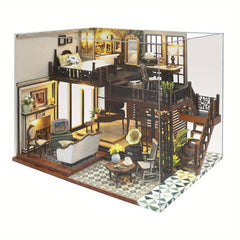 3D Puzzle House Model - Ideal Gift for DIY Girls & Retro Lovers