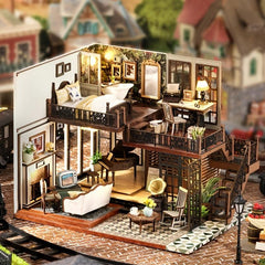 3D Puzzle House Model - Ideal Gift for DIY Girls & Retro Lovers