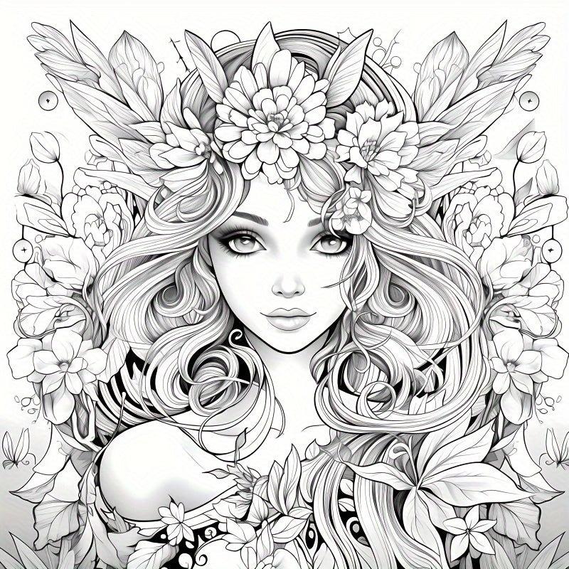Thickened Paper Enchanted Forest Coloring Book