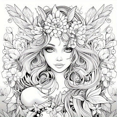 Thickened Paper Enchanted Forest Coloring Book