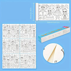 Large Self-Adhesive Painting Paper Roll