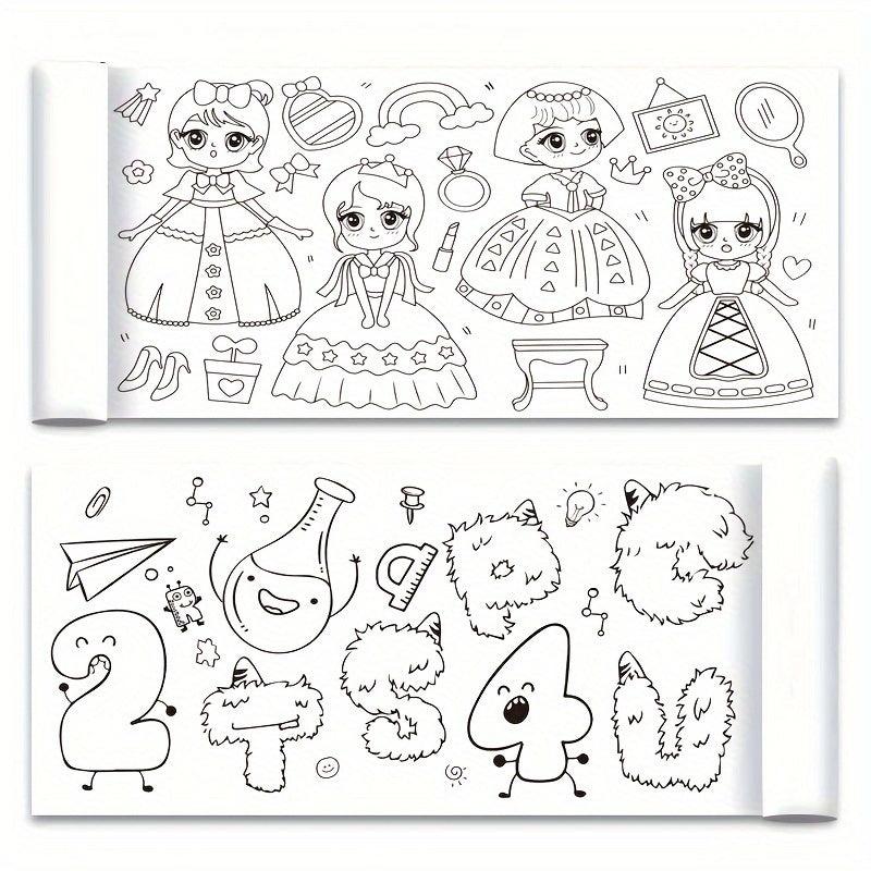 Large Self-Adhesive Painting Paper Roll