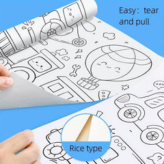 Large Self-Adhesive Painting Paper Roll