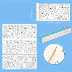 Large Self-Adhesive Painting Paper Roll