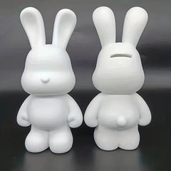 Embryo Rabbit Fluid Rabbit Embryo Rabbit DIY Handcraft Couple Doodle Painted