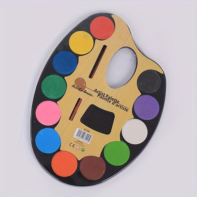 12 Colors Watercolor Powder Paint Set for DIY Craft Art Painting