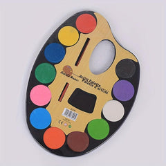 12 Colors Watercolor Powder Paint Set for DIY Craft Art Painting