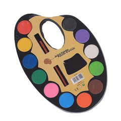 12 Colors Watercolor Powder Paint Set for DIY Craft Art Painting