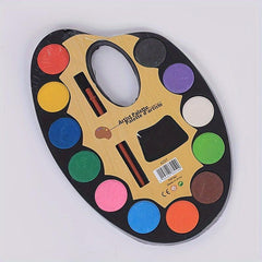 12 Colors Watercolor Powder Paint Set for DIY Craft Art Painting