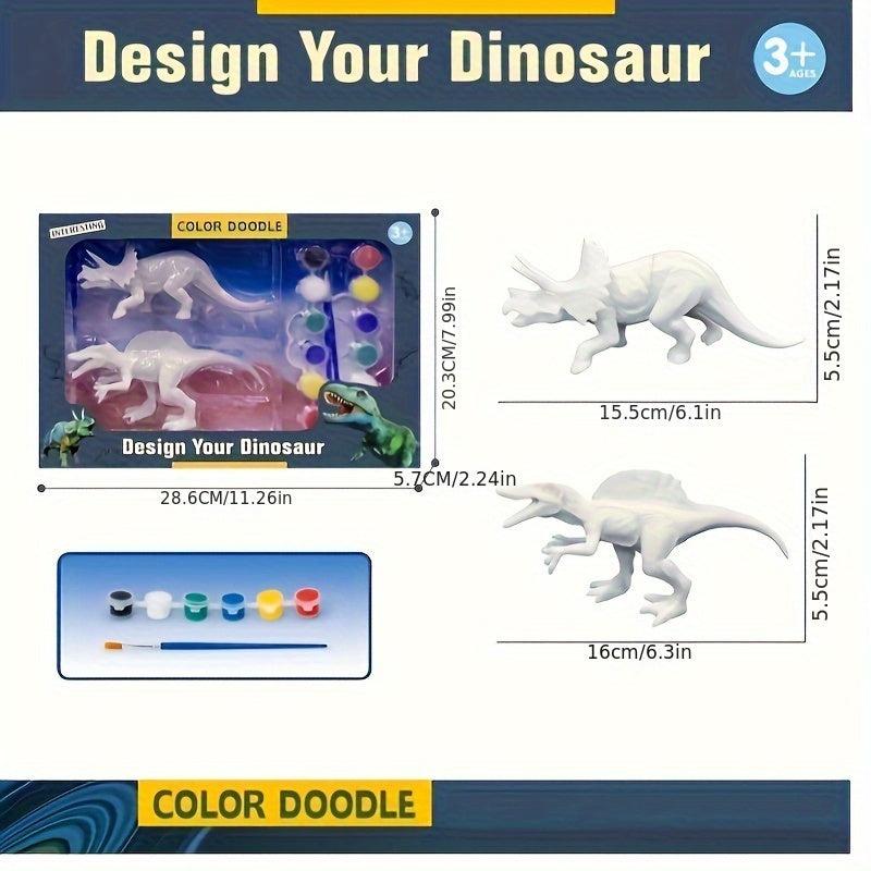 Dinosaur Coloring Mold Arts & Crafts Kit