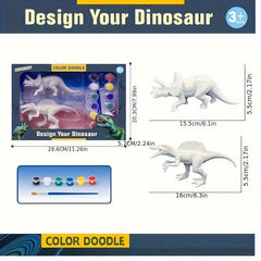 Dinosaur Coloring Mold Arts & Crafts Kit