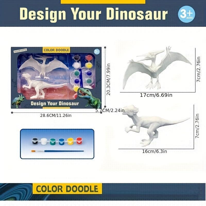 Dinosaur Coloring Mold Arts & Crafts Kit