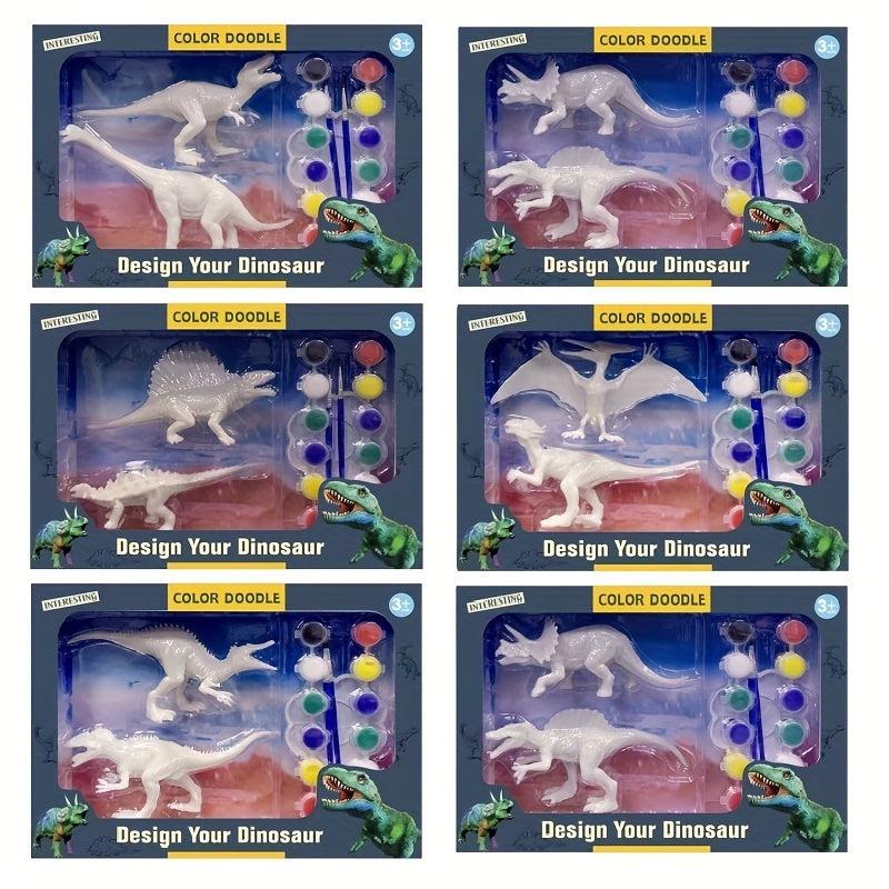Dinosaur Coloring Mold Arts & Crafts Kit