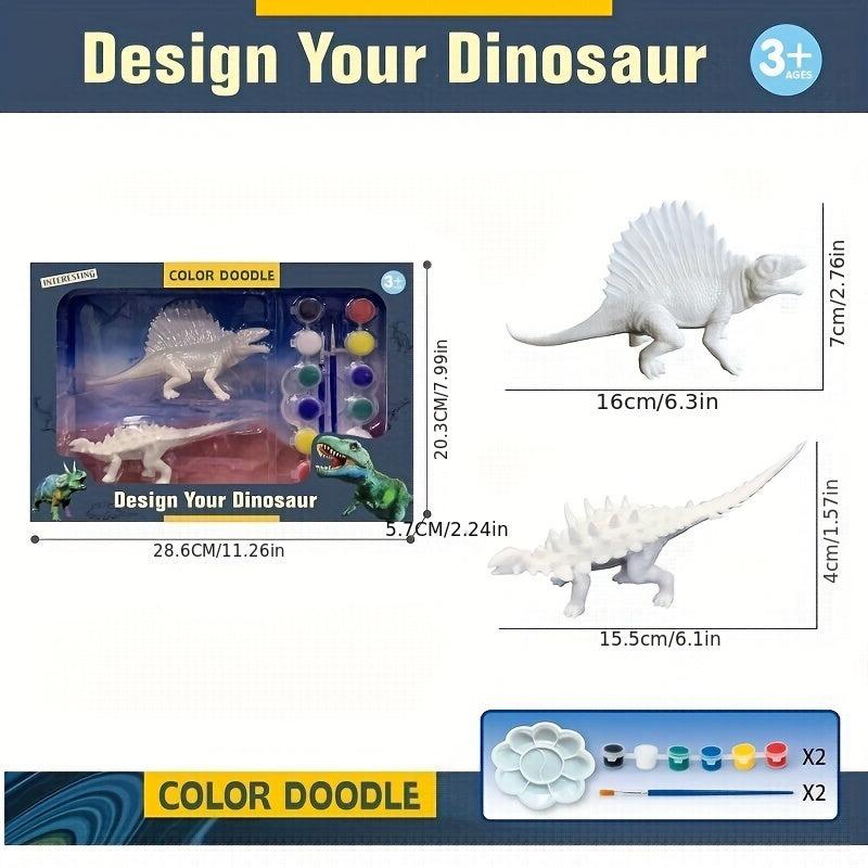 Dinosaur Coloring Mold Arts & Crafts Kit