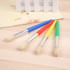 4 Round Headed Pig Hair Painting Acrylic Water Powder Watercolor Pen