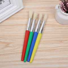 4 Round Headed Pig Hair Painting Acrylic Water Powder Watercolor Pen