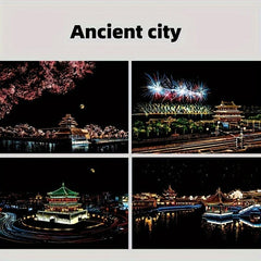 4pcs Scratch Art for Adults Rainbow Scratch Off Paper Set