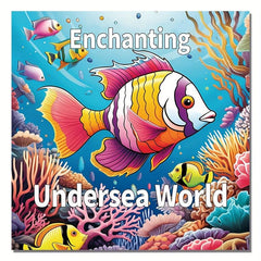22pcs Fantasy Underwater World Coloring Book - Halloween Christmas Holiday Party