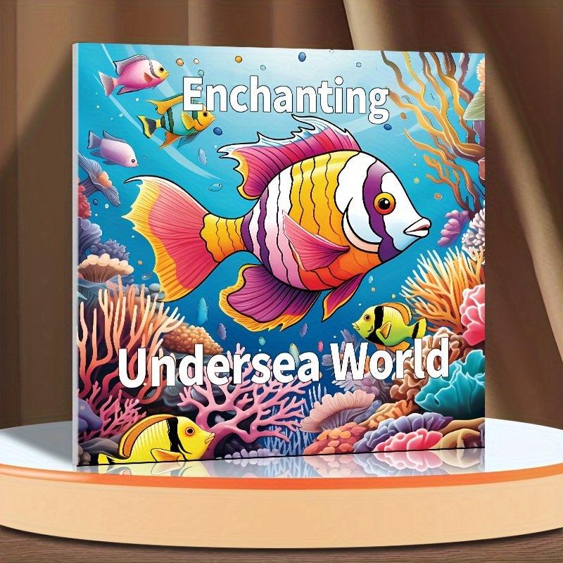 22pcs Fantasy Underwater World Coloring Book - Halloween Christmas Holiday Party