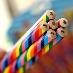 4pcs Four Colored Pencils Creative Rainbow Pens for Kids