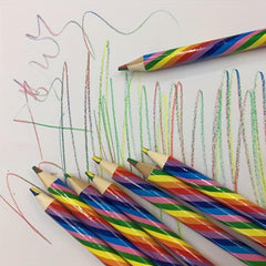 4pcs Four Colored Pencils Creative Rainbow Pens for Kids