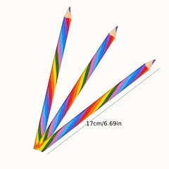 4pcs Four Colored Pencils Creative Rainbow Pens for Kids