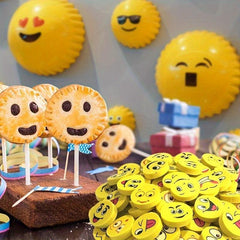 10pcs Happy Face Pencil Erasers School Supplies Teacher Rewards