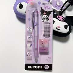 Student Automatic Pencil Set with Cartoon Design