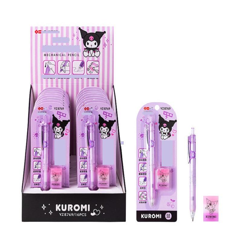 Student Automatic Pencil Set with Cartoon Design
