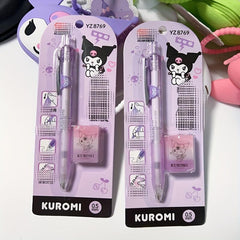 Student Automatic Pencil Set with Cartoon Design