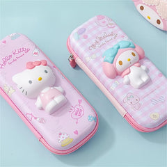 HelloKitty Decompression Pencil Case Cartoon Children's Pencil Case